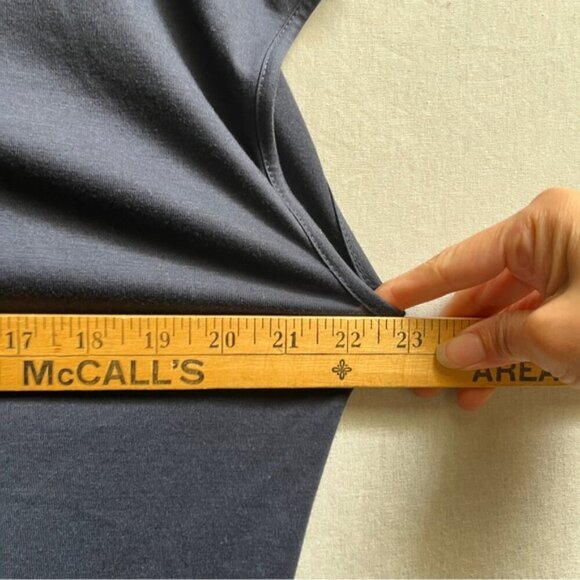 Stacy Chang Anthropologie Askew T shirt jersey layered Maxi Dress Sz XS - Picture 9 of 10